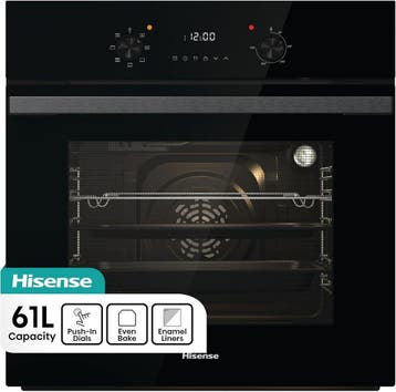 Hisense BI62220ABGUK - Inbouw oven - 61L - Hetelucht -, Electroménager, Fours, Ophalen of Verzenden