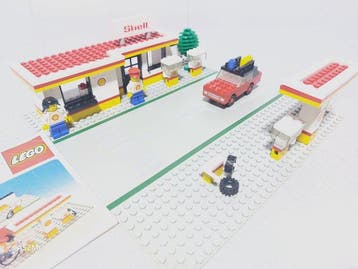 Lego Set - 377 - City, Classic Town - Shell benzinepomp -