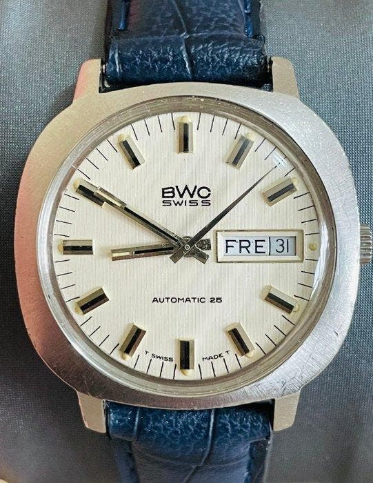 BWC-Swiss - Bayer Automatic 25 Day-Date 1960-1969 Men, Handtassen en Accessoires, Horloges | Heren