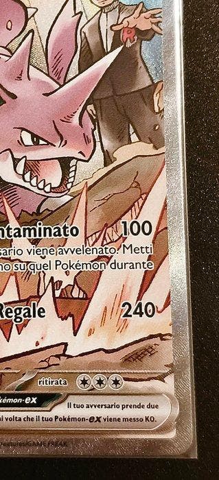 Pokémon Card - Nidoking 233/182 Full art, Foil, Secret rare, Nieuw