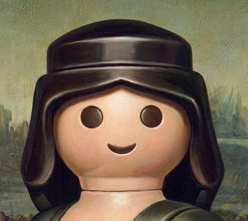 Kleury.art - [XL MATTE PAPER] Mona Playmobil by Kleury.art