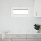 vidaXL Kelderraam RISOR 80 x 40 cm PVC en Glas, Verzenden, Nieuw