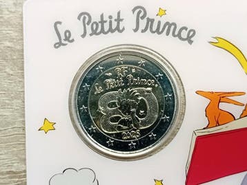 France. 2 Euro 2026 Le Petit Prince (4 coincards) (Sans