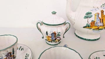 Cantagalli - Firenze - Koffieservies (27) - Keramiek - Voor