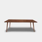 Tafel Boomstam Eikenhout  Konisch  140x90, Huis en Inrichting, Tafels | Eettafels, Nieuw