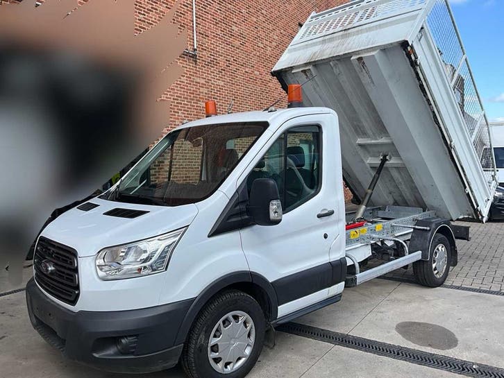 Online veiling - 2018 Ford Transit kipper - automaat -, Autos, Camionnettes & Utilitaires, Enlèvement