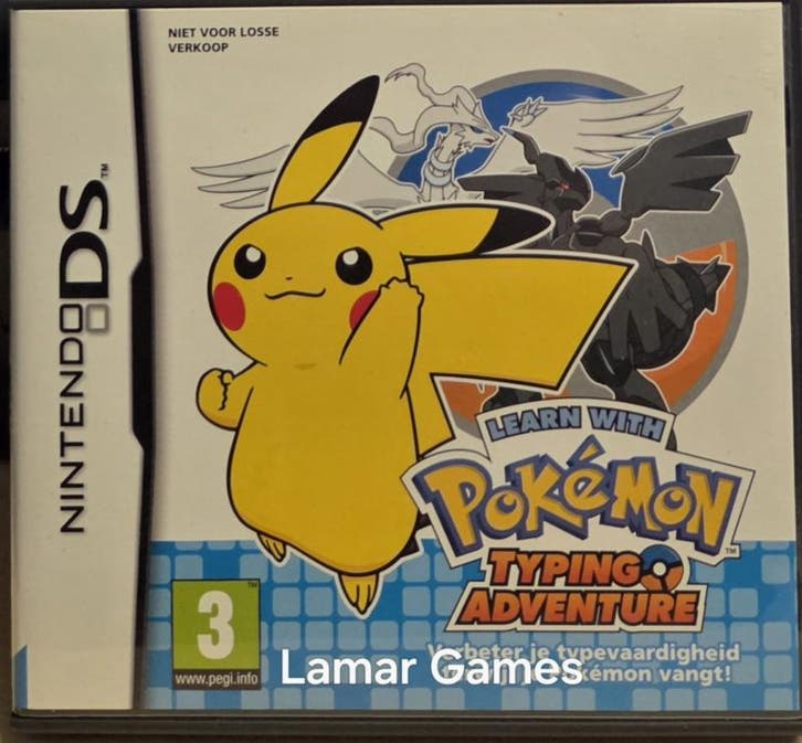 Learn with pokemon typing adventure (Nintendo DS tweedehands, Games en Spelcomputers, Games | Nintendo DS, Ophalen of Verzenden
