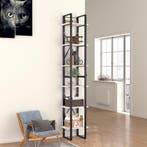 vidaXL Boekenkast met 6 schappen 40x30x210 cm bewerkt hout, Verzenden, Nieuw