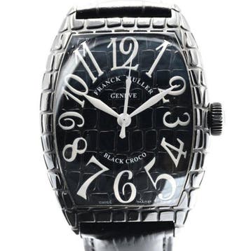 Franck Muller - Tonneau Curvex - 8880SC BLKCROCO - Homme -, Nieuw