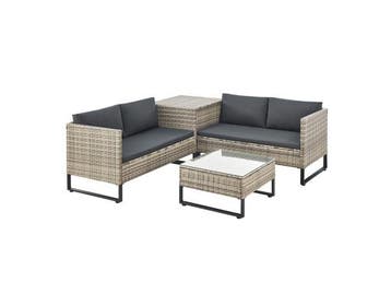 Veiling - Loungeset / Tuinset Santorini - Polyrotan - Modula