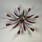 Lustre - Vintage - lustre Sputnik araignée en laiton -