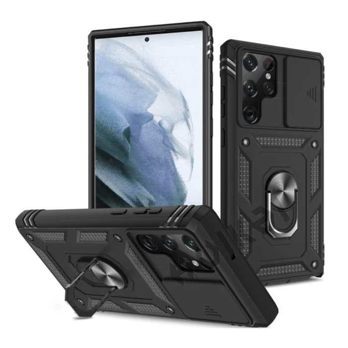 Samsung Galaxy S22 Plus - Armor Kaarthouder Hoesje met, Télécoms, Téléphonie mobile | Housses, Coques & Façades | Samsung, Envoi