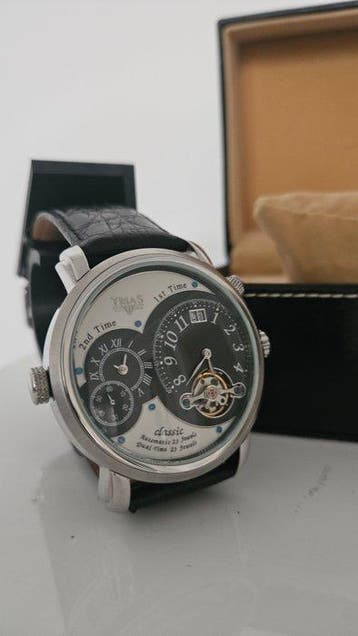 TRIAS Classic Dual Time Automatik (T21619) – - Classic Dual