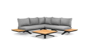 Suns Stockholm loungeset matt royal grey met Sunproof, Nieuw