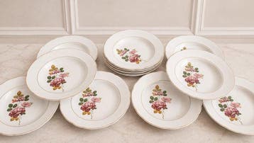 Keller & Guérin Luneville - 12 Assiettes Creuses - Service