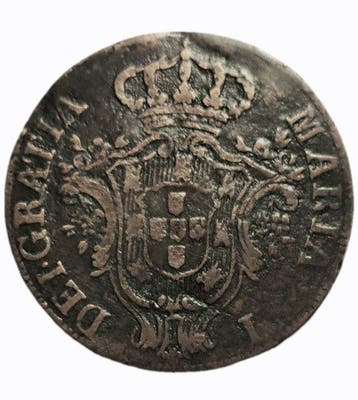 Portugal, Azoren. D. Maria I (1786-1799). 20 Reis -1796 Erro
