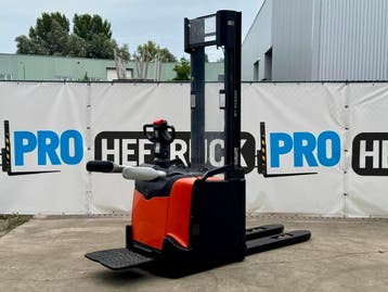 Toyota SPE120L (2018) hh 370 cm met double stock MET VIDEO, 1000 tot 2000 kg, Elektrisch, Stapelaar, Toyota
