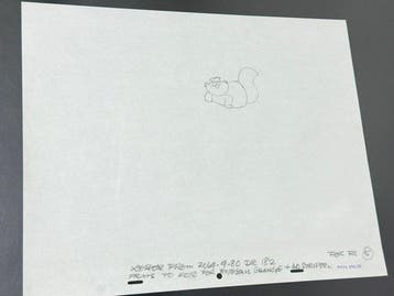 Walt Disney - Oorspronkelijke publiciteits-tekening van, Verzamelen, Nieuw