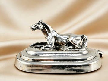 Pedro Duran - Figuur - Miniatura en plata - .925 zilver