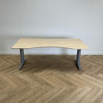 Vepa wingbureau 190x95/80 cm, ahorn - grijs, Huis en Inrichting, Gebruikt