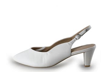 Caprice Slingbacks in maat 40½ Wit, Verzenden, Wit, Zo goed als nieuw, Caprice