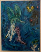 Marc Chagall (1887-1985) - Lucha de Jacob y el ángel