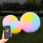 Smart Buitenverlichting Tuinbol Ø 30 met Smart WIFI LED incl, Kunststof, Verzenden, Minder dan 50 watt, Overige typen