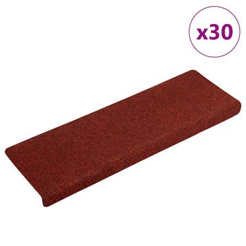 vidaXL Trapmatten Zelfklevend 30 stuks 65x21x4 cm Bordeaux, Verzenden