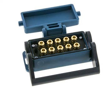 Douille multi-accouplement en laiton 10x6 mm Raccords à, Verzenden