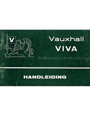 1965 VAUXHALL VIVA INSTRUCTIEBOEKJE NEDERLANDS