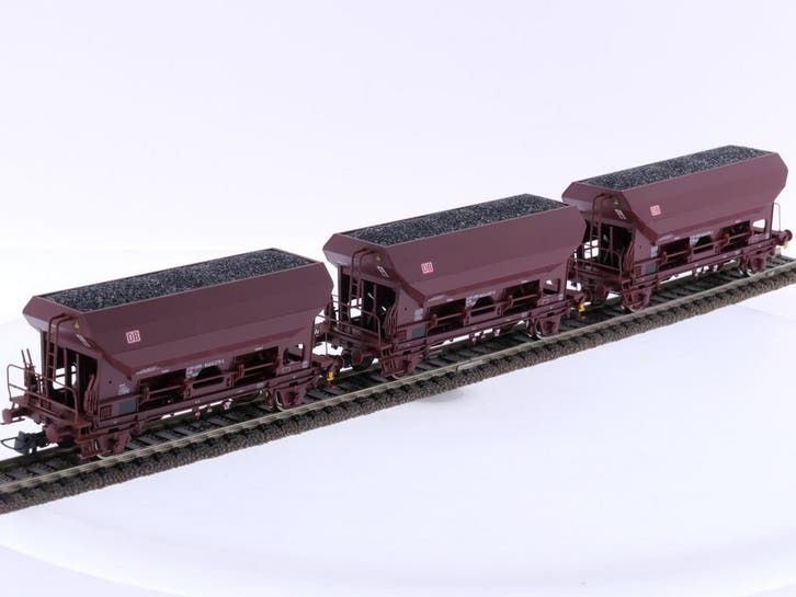 Schaal H0 Roco 76170 3-delige set zelflossers type Fcs va..., Hobby en Vrije tijd, Modeltreinen | H0, Gelijkstroom, Analoog, Zo goed als nieuw