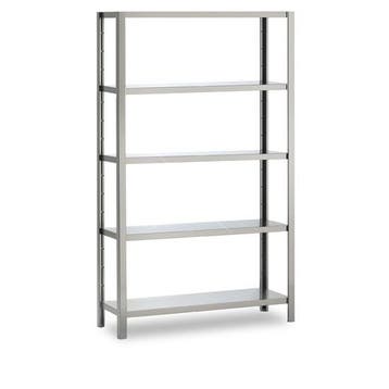 Rvs stelling 5 hoog 1200x500x2000 mm, Verzenden, Nieuw in verpakking