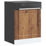 vidaXL Vaatwaspaneel Porto 60x1,5x57 cm bewerkt hout oud, Verzenden, Nieuw