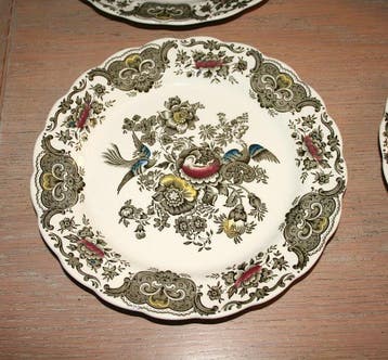 Ridgway - Service à pâtisserie/gâteau (6) - Porcelaine -
