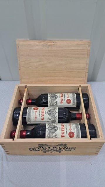 2016 Pétrus - Pomerol - 3 Flessen (0.75 liter), Collections