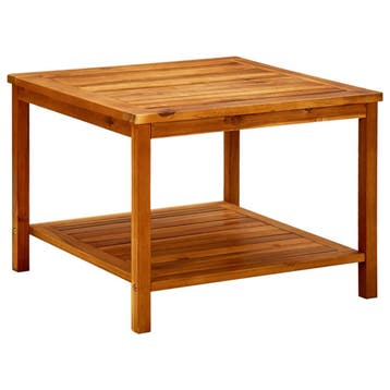 vidaXL Salontafel 60x60x45 cm massief acaciahout, Verzenden, Nieuw