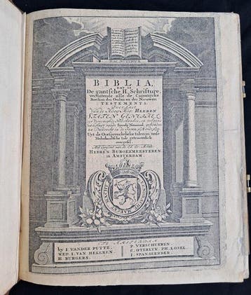 Statenbijbel uit 1740 - 1740