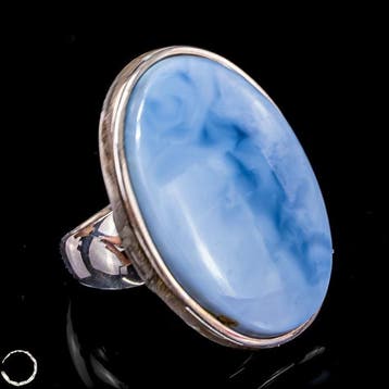 Exclusieve dumortieriet-ring uit Peru – onmiskenbare