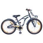 vidaXL Kinderfiets 18 Inch voor 5-7 jaar oud Donkergrijs, Verzenden, Nieuw