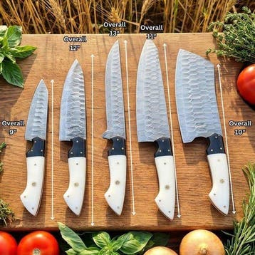 Barbeque Chef set - Tafelmessenset - Been, Staal