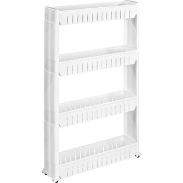 tectake Keukenrek met 4 etages - wit, Verzenden, Nieuw