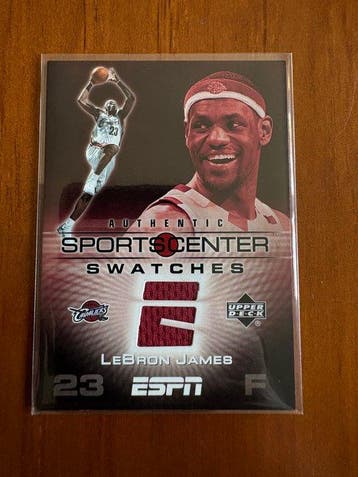2005 Upper Deck Upperdeck SportsCenter Swatches LeBron James, Nieuw