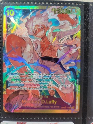 Bandai - 8 Card - One Piece - Monkey D. Luffy luffy gear, Nieuw