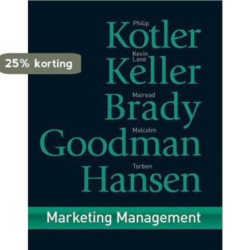 Marketing Management:First European Edition 9780273718567, Verzenden, Kotler Philip