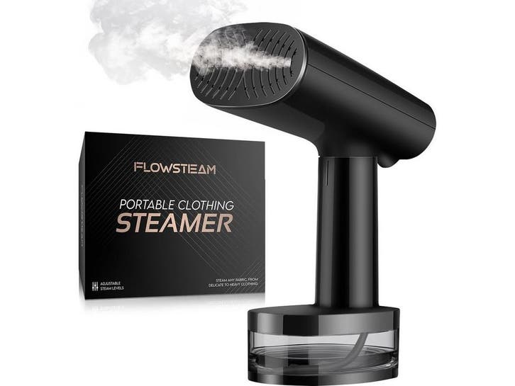 FLOWSTEAM® Luxe Kledingstomer - Handstomer - 370ML Watertank, Elektronische apparatuur, Stoomapparaten, Nieuw, Verzenden
