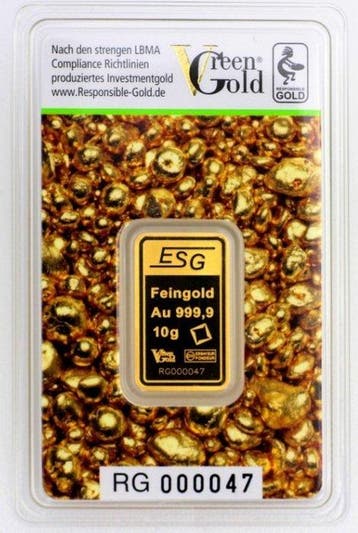 10 gram - Goud - Valcambi, Switzerland, Postzegels en Munten, Edelmetalen en Baren