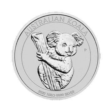 1 kilo zilveren Koala munt 2020