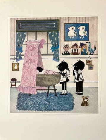 Fiep Westendorp - Jip en Janneke bedroom 1998 LAST UNIT!