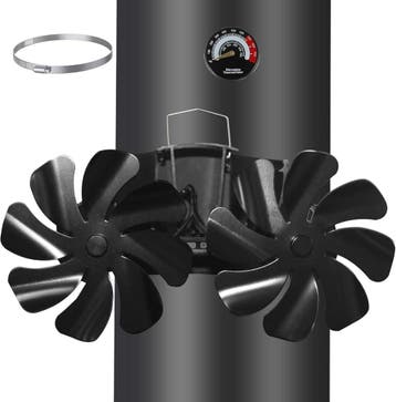 Stille haardventilator | Retour deal | Snel weg = weg, Verzenden, Zo goed als nieuw, Hout