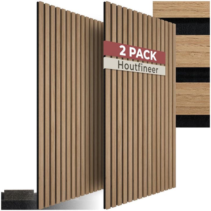 Akoestische panelen Sonic Wall II houtlook - eiken, Huis en Inrichting, Bureaus, Verzenden
